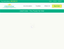 Tablet Screenshot of canberracaravanpark.com.au